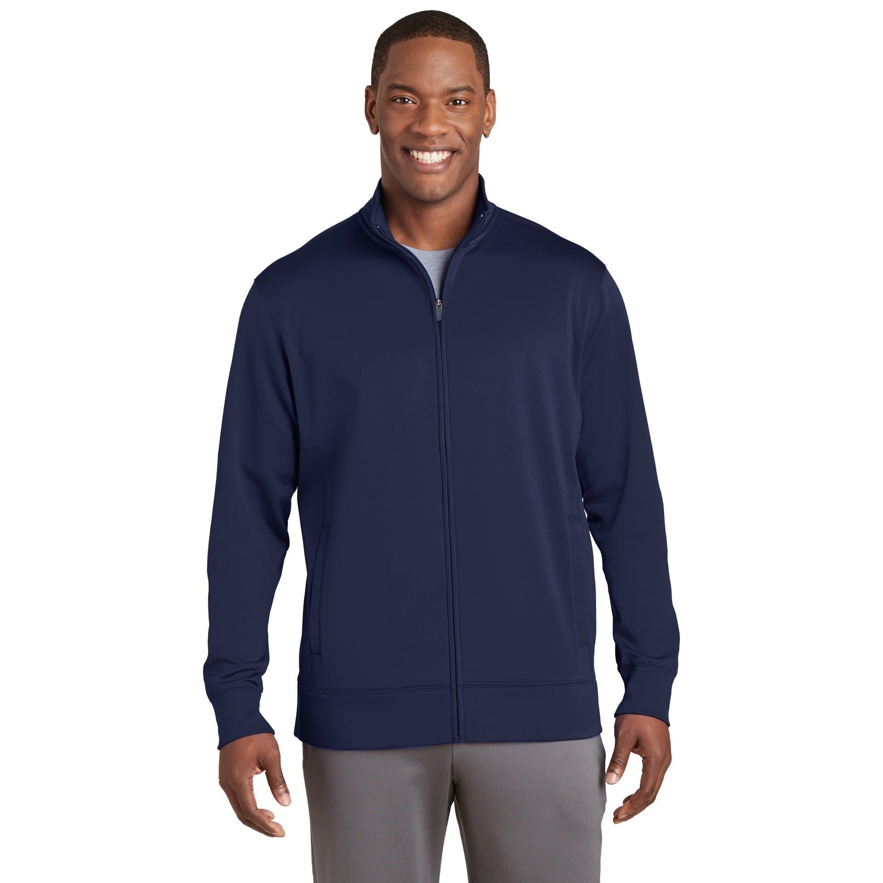 Sport-Tek-Sport-Tek® Sport-Wick® Fleece Full-Zip Jacket. ST241-MedTech-5